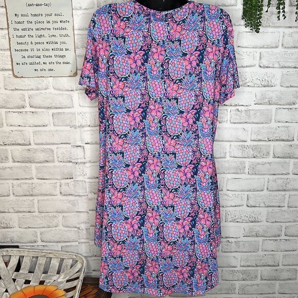 Simply Southern Pineapple Luau Dress Beach Pool Country - Picture 6 of 8